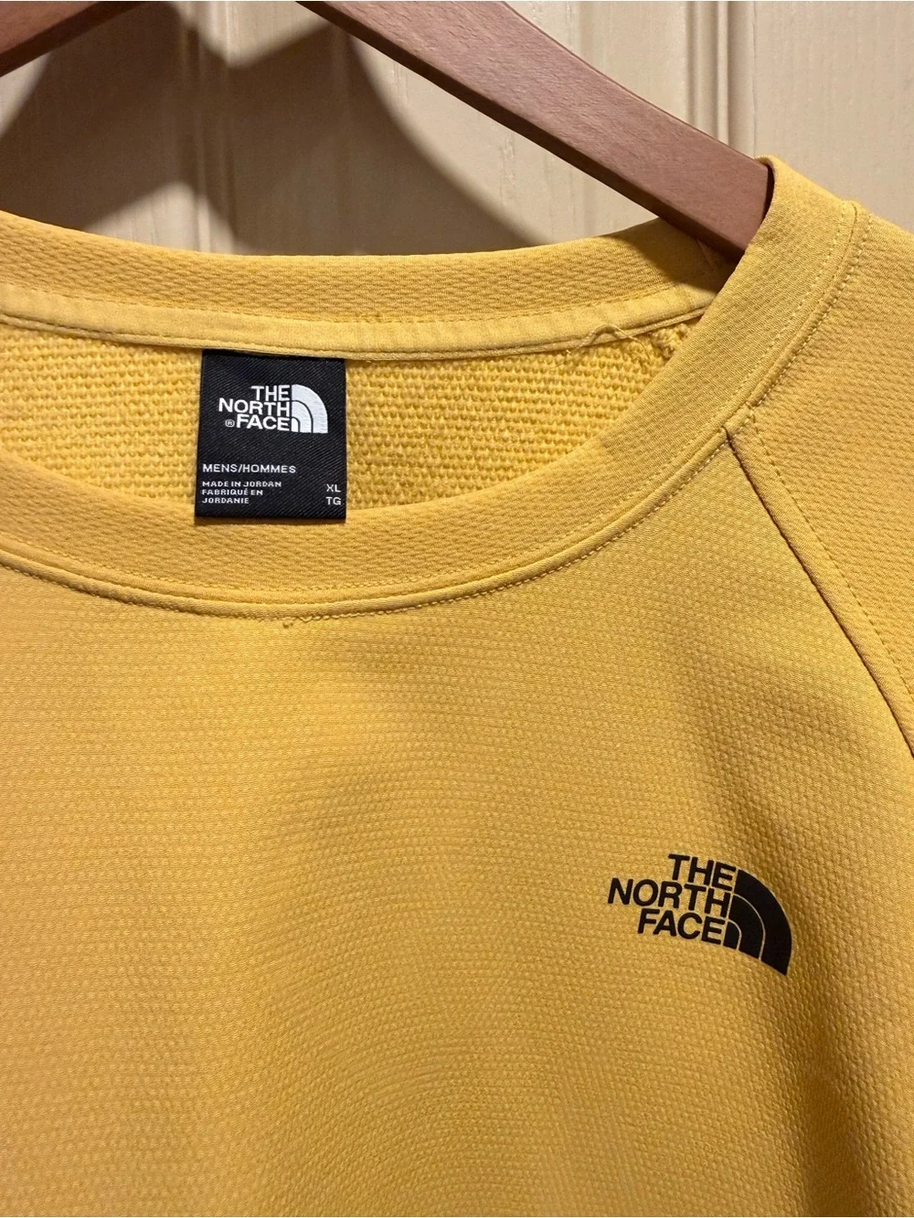 The North Face Yellow & Black Lightweight Crew Sweatshirt